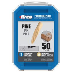 Kreg Solid-Pine Standard Pocket-Hole Plugs, 50 pc