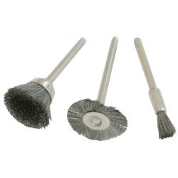 Steel Brush Set 3pcs, S=3,2 mm