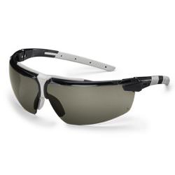 Uvex i-3 varnostna sončna očala, siva leča, črno-svetlo siva
